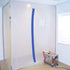ZIP-UP Cloth Zipper Door - 84" x 3" Peel & Stick Dust Barrier Zipper with Self Adhesive Backing - Twin Pack