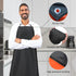 Surblue Waterproof Apron, Chemical Resistant Work Safe Clothes (Black)