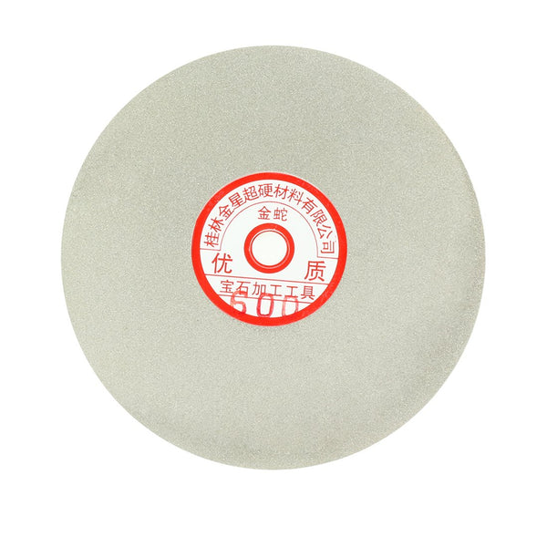 uxcell 6-inch Grit 600 Diamond Coated Flat Lap Wheel, Grinding Sanding Polishing Disc