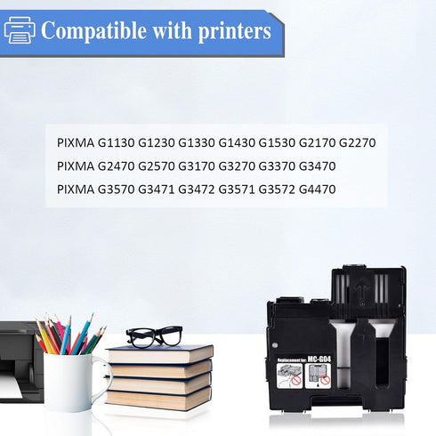 MC-G04 Waste Ink Maintenance Cartridge Compatible with Canon, 1 Pack for Pixma G1130 G1230 G1330 G1430 G1530 G2170