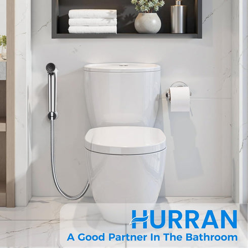 Set, Handheld Bidet Sprayer for Toilet, Hurran New Premium Muslim Shower Toiletbidet Cloth Diaper Sprayer Precise