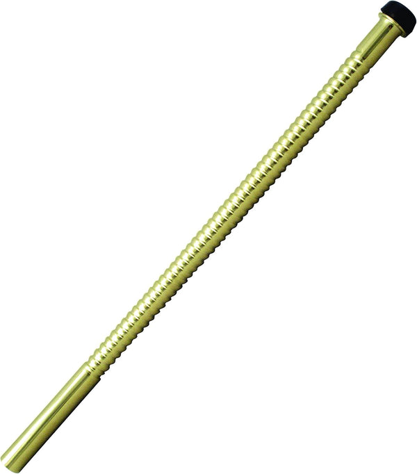Westbrass 1/2" x 12" Corrugated Riser Supply Line for Faucet and Toilet, Polished Brass, D116-03