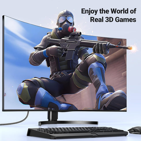 4K 18Gbps 4K 60HZ 360 PS5 PS4 16FT UGREEN HDMI Cable Braided High Speed HDMI Cord with Ethernet Support Compatible
