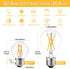 10 Pack G16.5 Bulbs Dimmable,Small Bulbs,E26 6W 60 580lm, 2700K White,AC120V,Flicker Chandelier1.97" 2.87" BRIMAX Light
