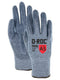 MAGID Heat-Resistant Work Gloves, Size 8/M, ANSI Cut Level A5, Silicone Coated for Glass Handling