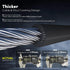 KALLSDY 1/16 Inch 3/32 Inch, 200FT 304 60 Vinyl Coated Wire Rope Overmolded to Stainless Steel Cable with Pcs Crimping