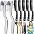 11Pcs Hard Bristle Crevice Cleaning Brush Set for Sink, Cup, Teapot, Bottle, Blender, and Corner