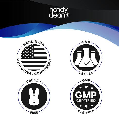HandyClean Thermometer Cleaning Wipes, 70% Isopropyl Alcohol, 1000 ct Individually Wrapped Probe Wipes