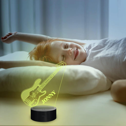 16 Anywin Guitar Custom Night Lights, LED Colors Changing Lighting, Guitar Acrylic Lamp Table Desk Bedroom Decoration
