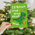 Goroar Funny Dinosaur Christmas Card: Cute Kids' T Rex Rawr Xmas Card