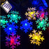 Inngree 20 30 8 Solar Christmas Lights Outdoor Waterproof Decorations Ft LED Snowflake String Fairy Lights