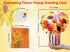 ALBUMAX 3D Pop Up Flower Bouquet Greeting Card with Colorful Vase, Cute Booming Sunflowers Roses Bouquet Birthday Gift