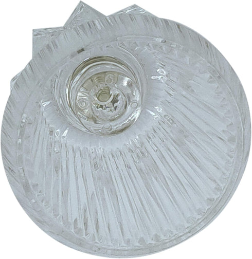 3 Piece Windsor Replacement Handles for Price Pfister Bathtub and Shower Systems, Clear Acrylic, 12 Point Broach