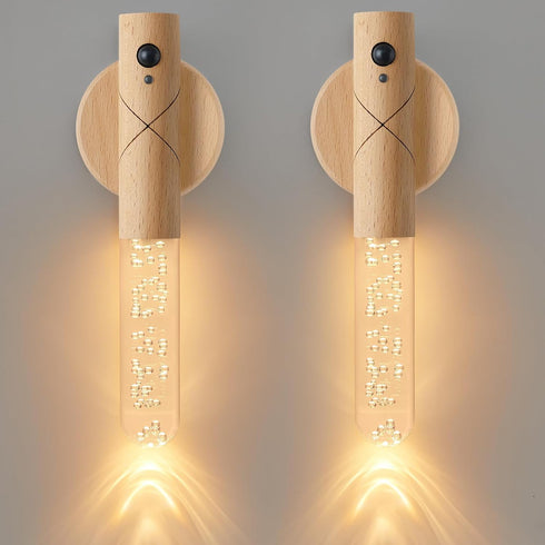Wall Sconces Set of Two Battery Operated, Motion Sensor Night Light Battery