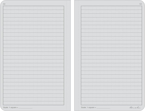Rite in the Rain Weatherproof Hard Cover Notebook - 4.75" x 7.5", Black Cover, Universal Pattern (No. 770F)