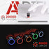 APIELE 19mm Momentary Push Button Switch - On Off Aluminium Alloy with 12V LED Angel Eye Head
