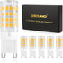DiCUNO G9 LED Light Bulb 4W, 40W Halogen Replacement, Warm White 3000K,