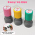 Play as Pro 3 Pack Martini Stamp,Self Inking Rubber Hand Stamp, Martini Glass Drink Stamp for Parties, Bars, Nightclubs