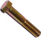 Grade 8 Fine Hex Cap Screws, 7/16-20 x 2-1/2, Piece-5, Yellow