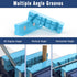 4 Inch Magnetic Vise Jaw Pads Covers, 1 Pair Universal Jaw Pads with Multiple Angle Grooves Design