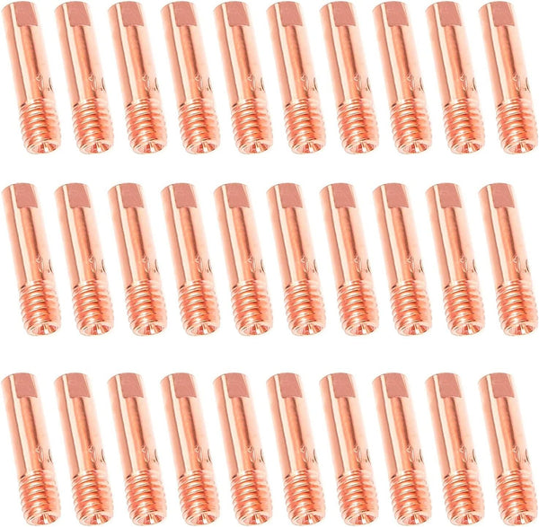 FORTON 30-Pack Mig Welder Tips 0.035" Contact Tip for Mig Welding Gun, Copper