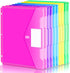 Forvencer 10 Pack Binder Pocket - Super Heavyweight Poly Binder Pocket with Hook and Loop Fasteners