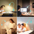 3 Modes,10 Dimmable, LED Wall Mounted Bedside Reading Light, Color Brightness USB Charging Port, Adhesive Wall Lamp