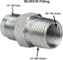 Dormont Safety-Shield 20C-S0314-48B Coated Stainless Steel Standard Gas Appliance Connector - 48 Inches