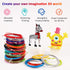 3D Pen Filament Refills, 30 Colors with Bonus 250 Stencils eBooks, Non-Toxic PLA 1.75mm Smooth Printing