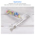 MECCANIXITY Clear Storage Tube, Small Plastic Round Tubing with Caps, Rigid Bottle Container 26x28x300mm/12 Inch for