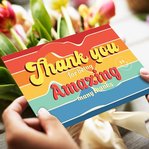 96 Pack 4" 6" 6 GRADESIN Employee Appreciation Thank you Cards for Coworkers with Envelopes & Stickers x Staff