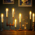 JOSU Flameless Candles Birthday Decor, 12PCS LED Flickering Lights Battery Operated with Remote Timer, Warm White for