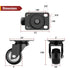 2 Inch Swivel Caster Wheels - Heavy Duty Casters Without Brake, Total Capacity 600lbs (Pack of 4)