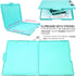 Clipboards with Storage - Low Profile Clip A4 Binder Clipboard Folder, Waterproof Nursing Clipboard (Blue Green)