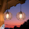 Battery Operated Hanging Outdoor Chandelier, Battery Operated Gazebo Pendant Light Outdoor Waterproof,