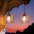 Battery Operated Hanging Outdoor Chandelier, Battery Operated Gazebo Pendant Light Outdoor Waterproof,