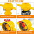 6PCS PVC Thread Maker Tool Kit, Reusable Pipe Threader Plumbing Tool with 1/2 Inch, 3/4 Inch, 1 Inch Dies
