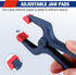 WORKPRO Spring Clamp Set, 16-Piece Nylon Spring Clamp with Adjustable Jaw Pads for DIY Projects