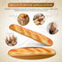 2-Pack 13.58In jojofuny Artificial French Baguette Realistic Pu Fake Bread Loaves for Kitchen Decoration Bakery Display