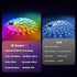 TFZBA 50FT, Smart IC RGB LED Strip Lights Segmented DIY Color Changing, Rainbow Chasing Effects, WiFi App/Voice