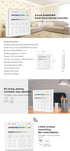 B3 4 Bulb,Strip FUT037 FUT038 LGIDTECH Wireless Zones RGB/RGBW Wall Mounted Smart Panel Controller Powered by AAA