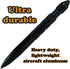 Uzi Tactical Pen with CuffKey in the Cap, Refillable Ultra Durable Aircraft Aluminum Ballpoint Pen, Writing Tactical Pen