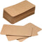 Tupalizy Small Blank Brown Paper Message Note Business Cards, Mini Greeting Place Name Flash Cards, 100PCS