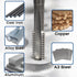 Burkit M12 X 1.5 Tap and Die Set, Right Hand Machine Thread Tap and Round Die