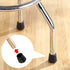 bociloy 16Pcs 7/16 Inch 11mm 12mm) Round Chair Leg Caps, Flexible Rubber Tips Cover Furniture Foot Protectors Floor