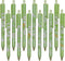 Maydahui 42PCS Green Matcha Frog Gel Pens, Cute Cartoon Animal Pen, Black Ink for Office School Party