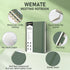 WEMATE Simplified Meeting Notebook for Work, 200 Pages, Office Supplies for Project Planner, PU Leather Hardcover