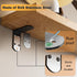 4Pcs 90 (2.56X2.56 Alise Shelf Brackets Black, Stainless Steel Floating Shelf Brackets Corner Brackets, L Brackets