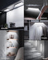 10 Inch 2200mAh Closet 6500K Dimmable Counter 3 Packs Under Cabinet Lighting, LED Battery Operated Rechargeable Motion