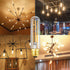 Leools T10 Led Bulb, 6 Pack - Dimmable 6W LED Tubular Bulbs, E26, Warm White 2700K